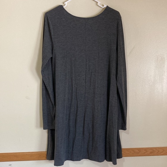 Old Navy grey long sleeve skater dress - Picture 4 of 4